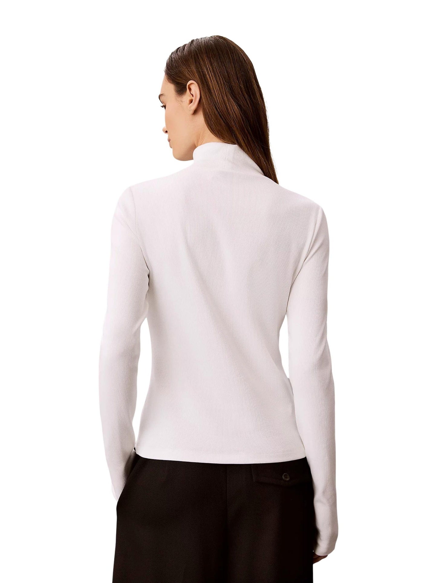 Calvin Klein Jeans · Поло · LS WOVEN LABEL TURTL | DontMiss.bg