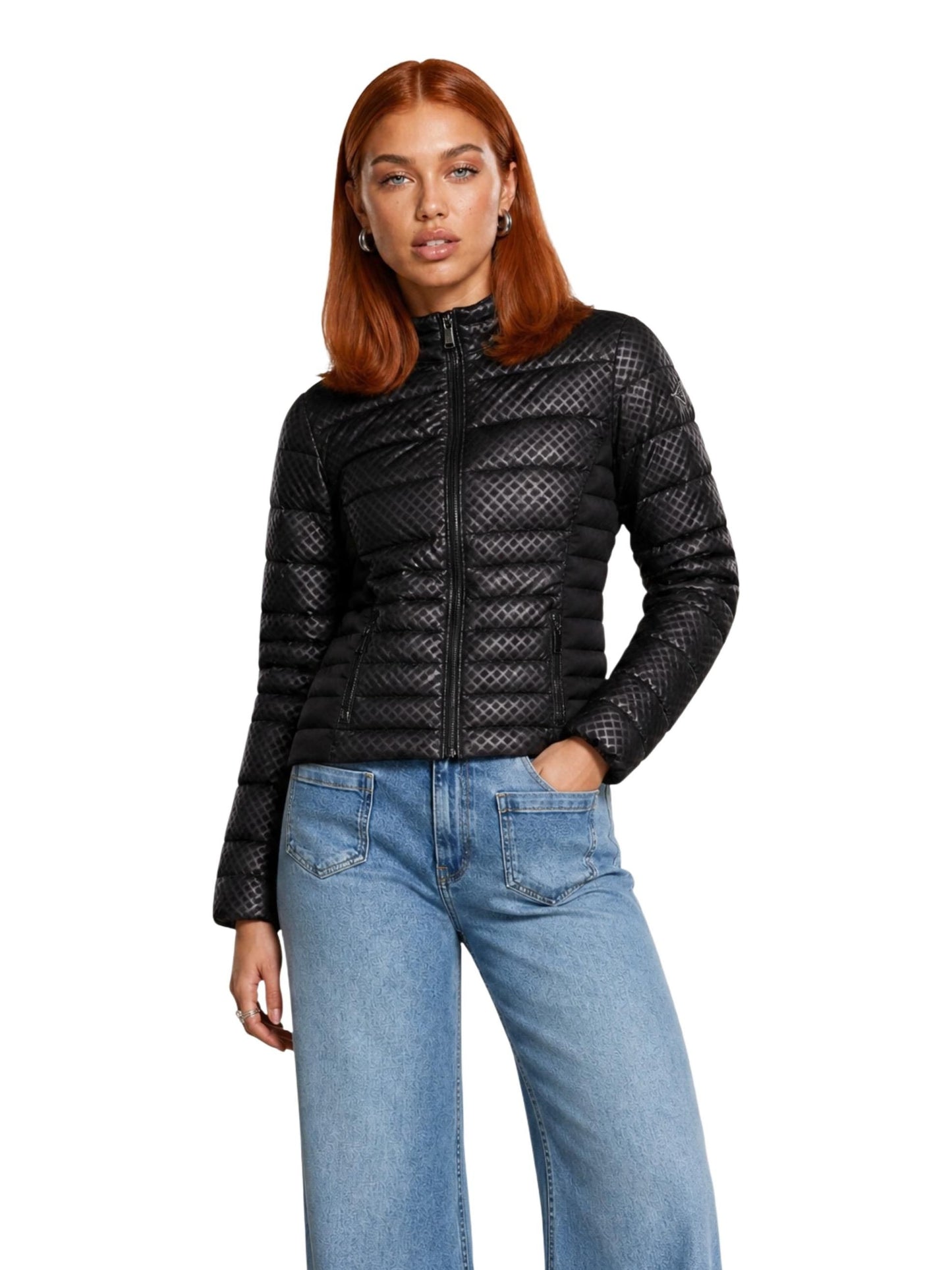 Guess · Пухено яке · NEW VONA BLOCK EMBOS | DontMiss.bg