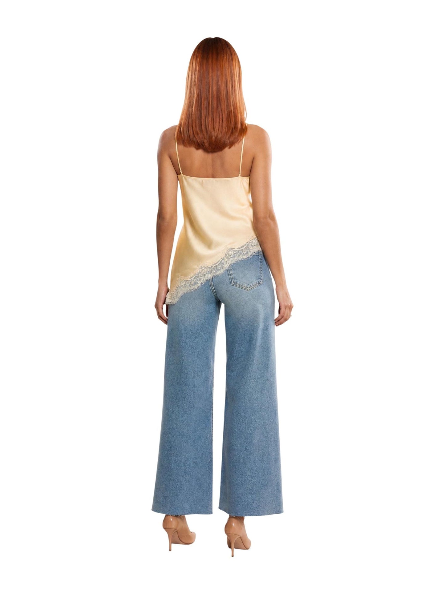 Jacqueline de Yong · Потник · JDYFIFI S/L ASYM LACE SINGLET WVN NOOS | DontMiss.bg