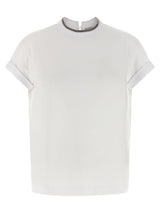 Brunello Cucinelli · Тениска · Бял | DontMiss.bg