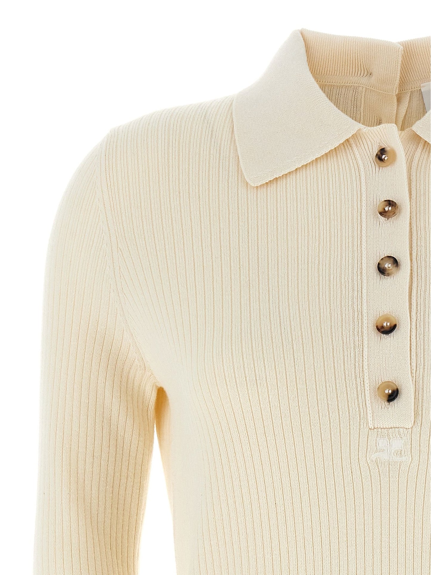 Courrèges · Поло тениска · Бял | DontMiss.bg