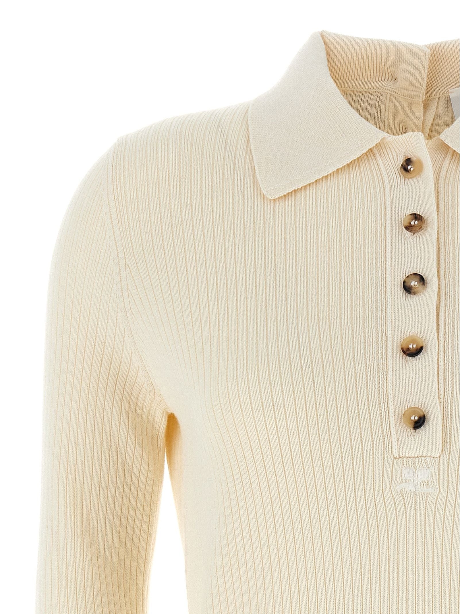 Courrèges · Поло тениска · Бял | DontMiss.bg