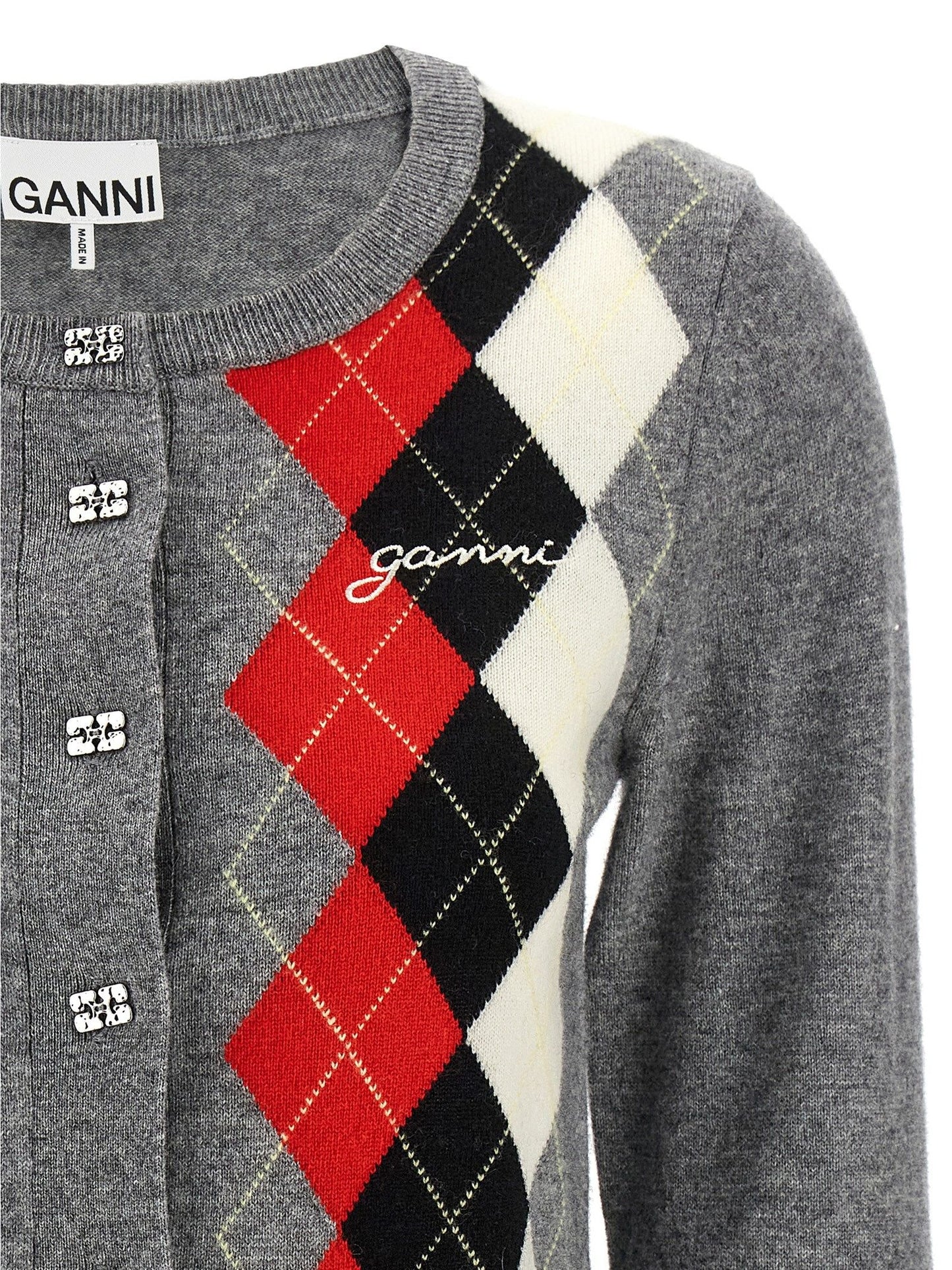 Ganni · Жилетка · Сив | DontMiss.bg