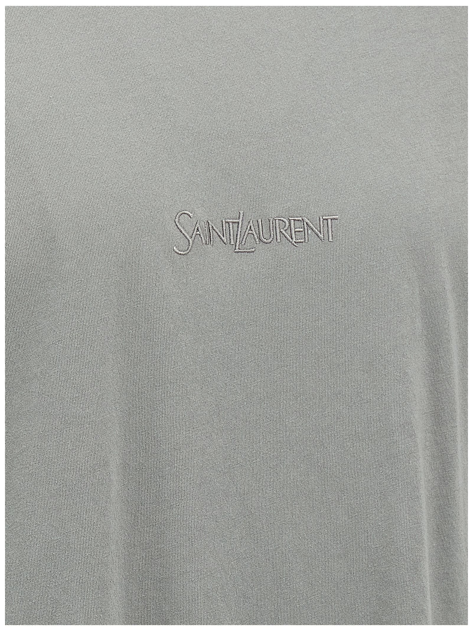 Saint Laurent · Тениска · Сив | DontMiss.bg