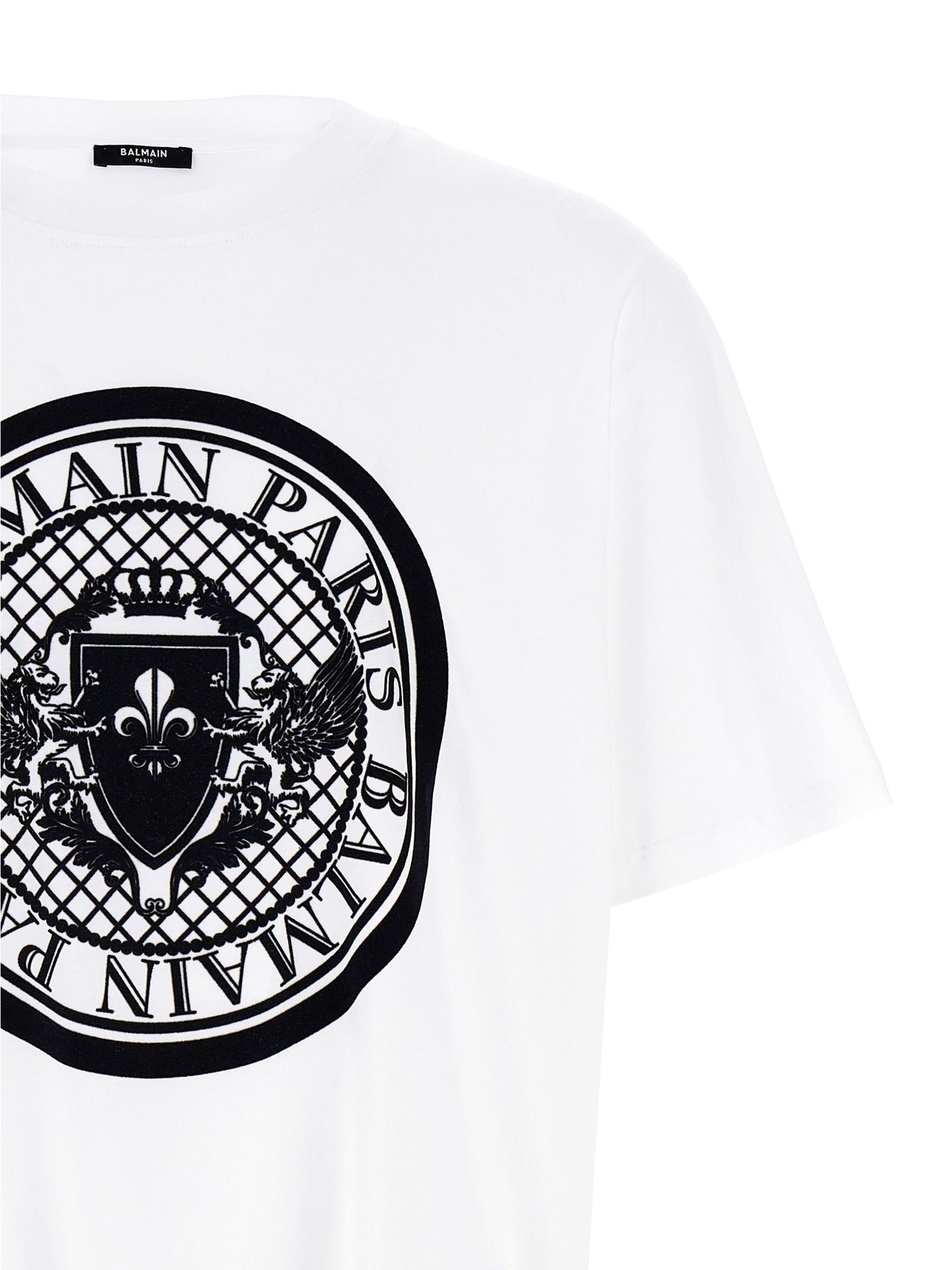 Balmain · Тениска · White/Black | DontMiss.bg