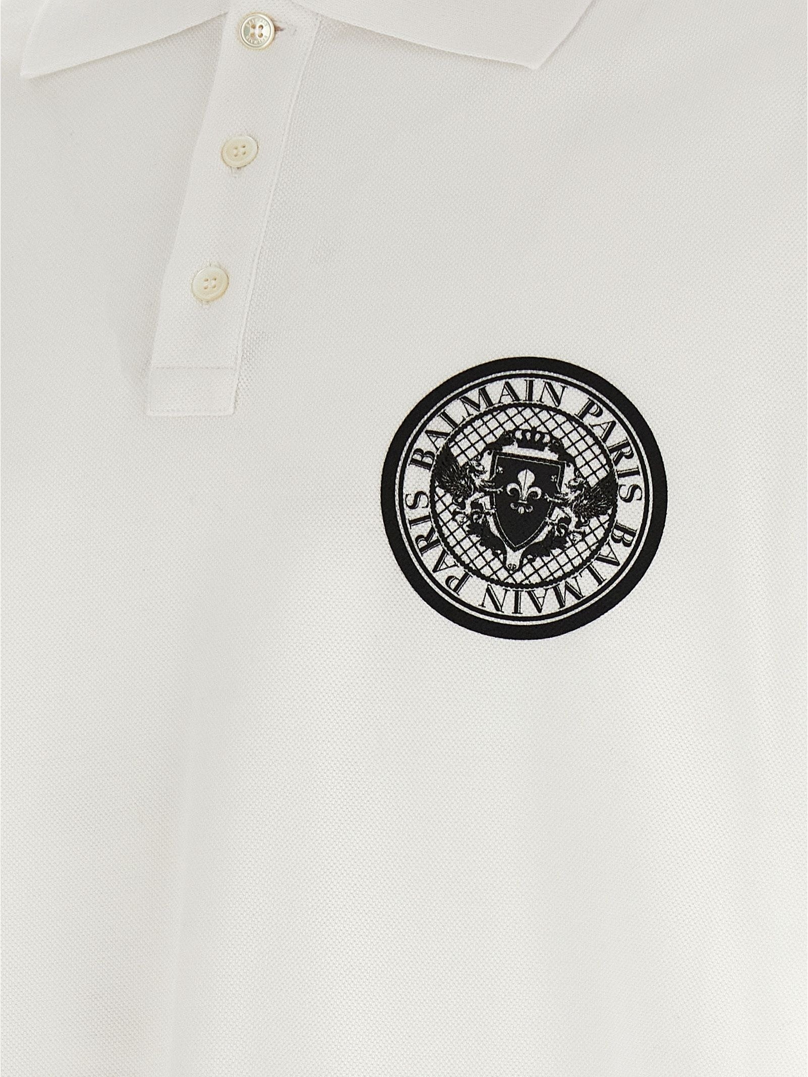 Balmain · Поло тениска · White/Black | DontMiss.bg