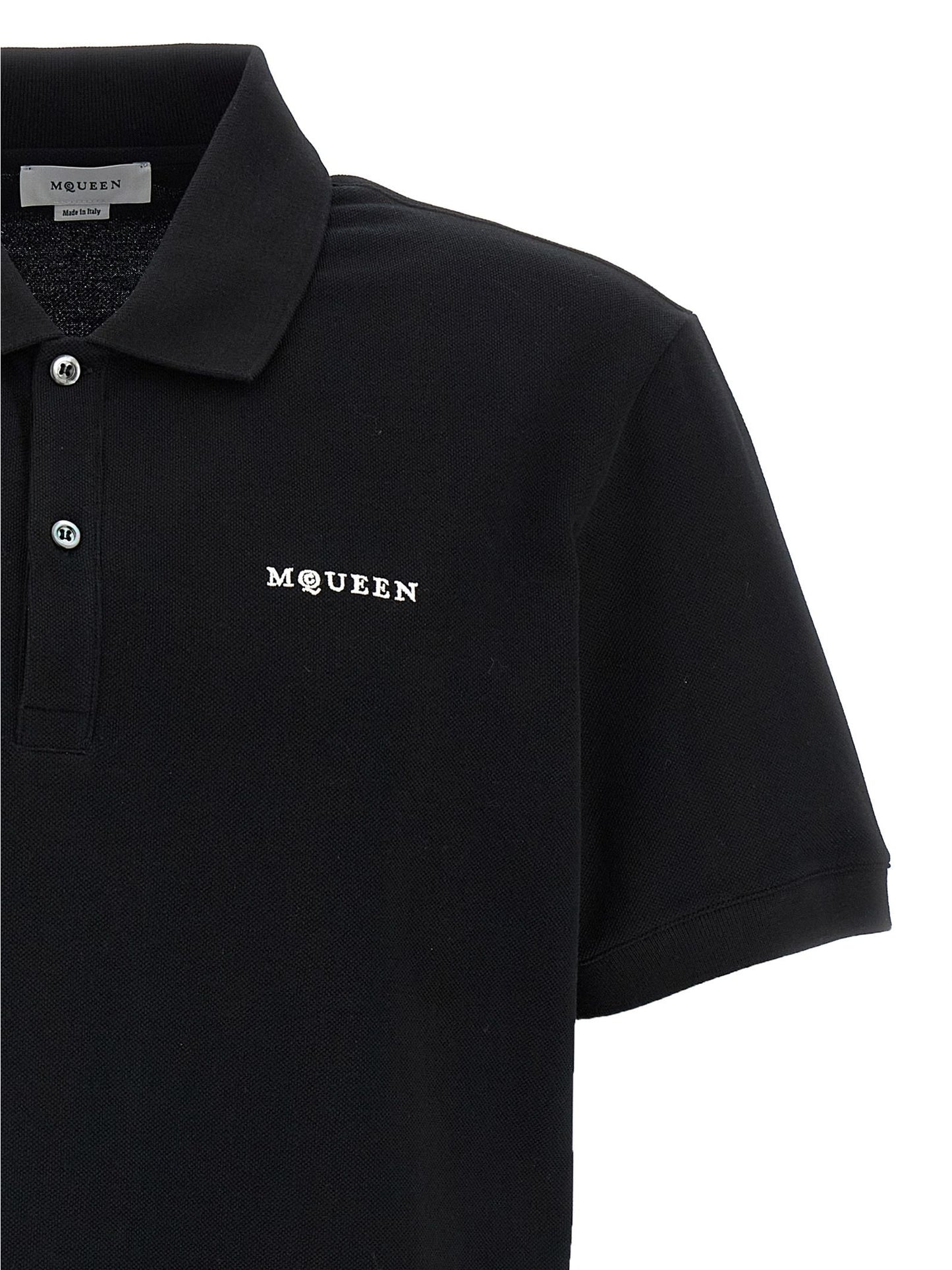 Alexander McQueen · Поло тениска · White/Black | DontMiss.bg