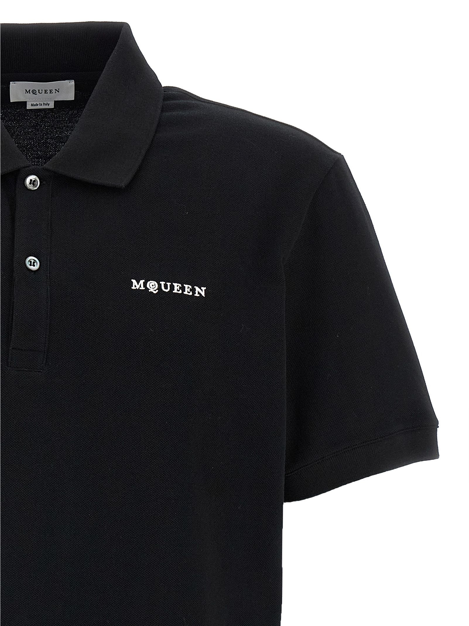 Alexander McQueen · Поло тениска · White/Black | DontMiss.bg