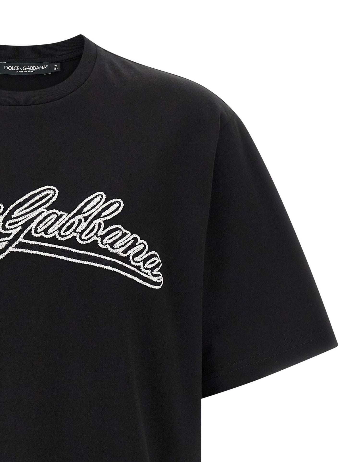 Dolce&Gabbana · Тениска · White/Black | DontMiss.bg