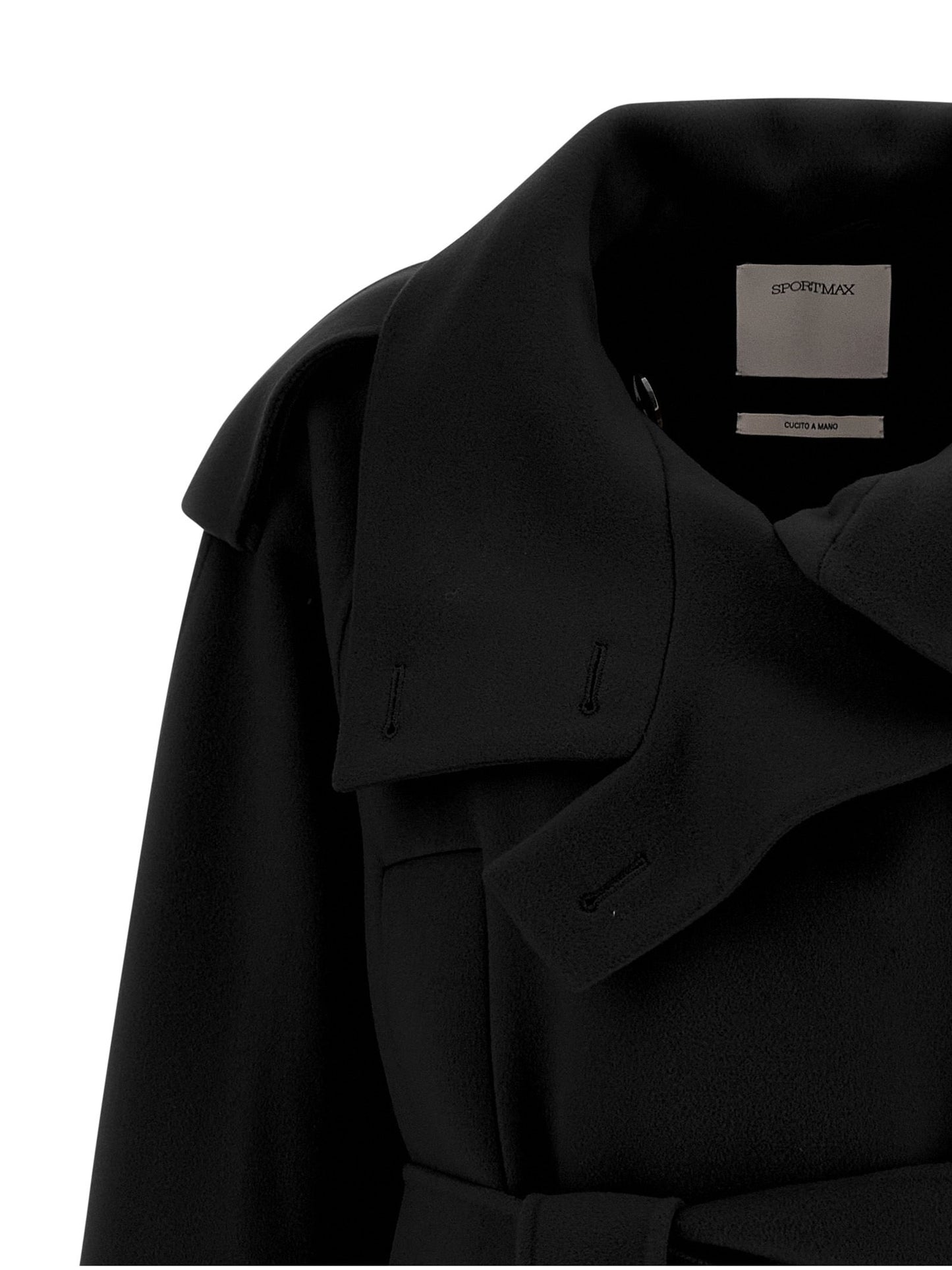 Sportmax · Палто · Черен | DontMiss.bg