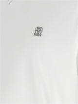 Brunello Cucinelli · Тениска · Бял | DontMiss.bg