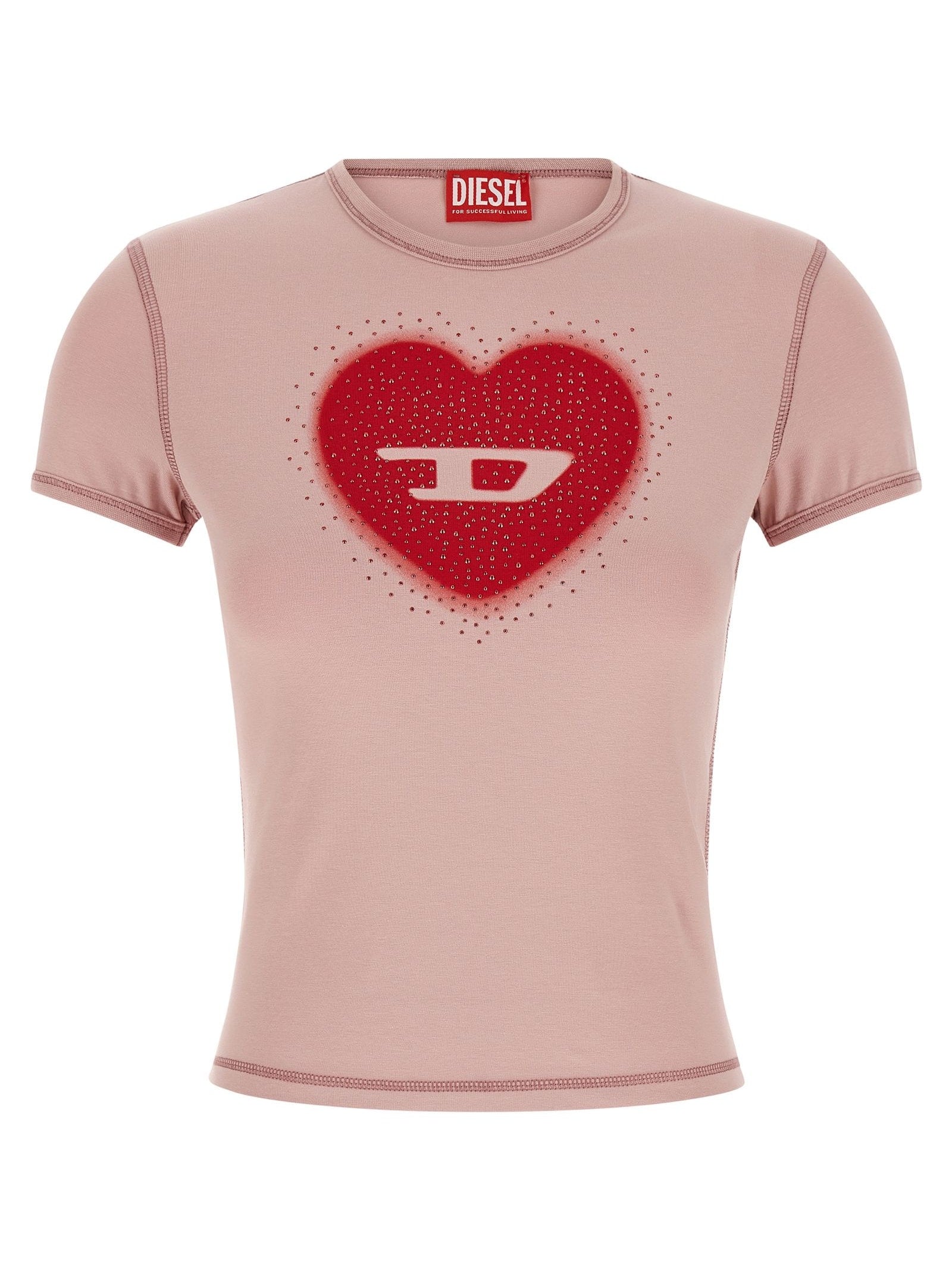 Diesel · Тениска · Розов | DontMiss.bg
