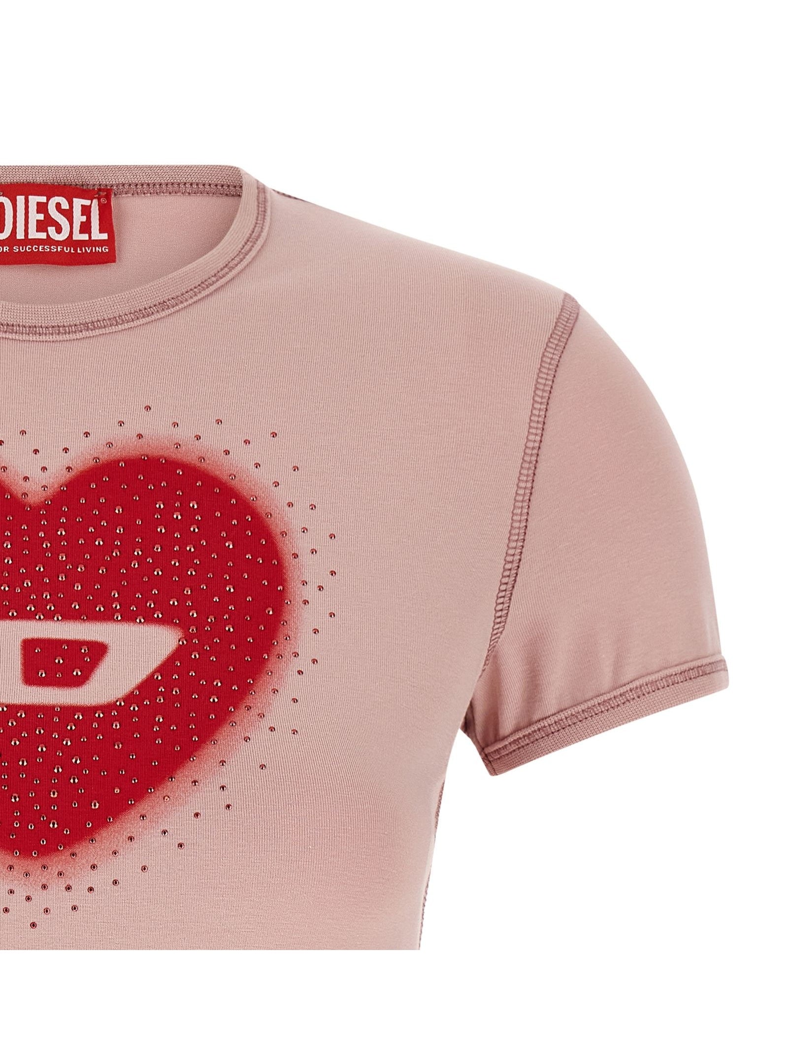 Diesel · Тениска · Розов | DontMiss.bg