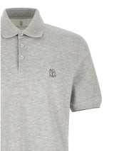 Brunello Cucinelli · Поло тениска · Сив | DontMiss.bg