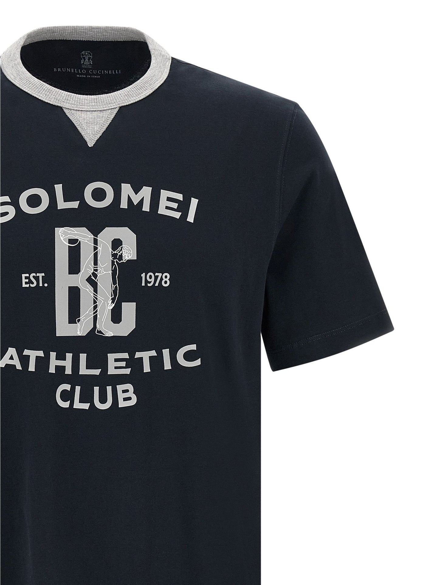 Brunello Cucinelli · Тениска · Син | DontMiss.bg