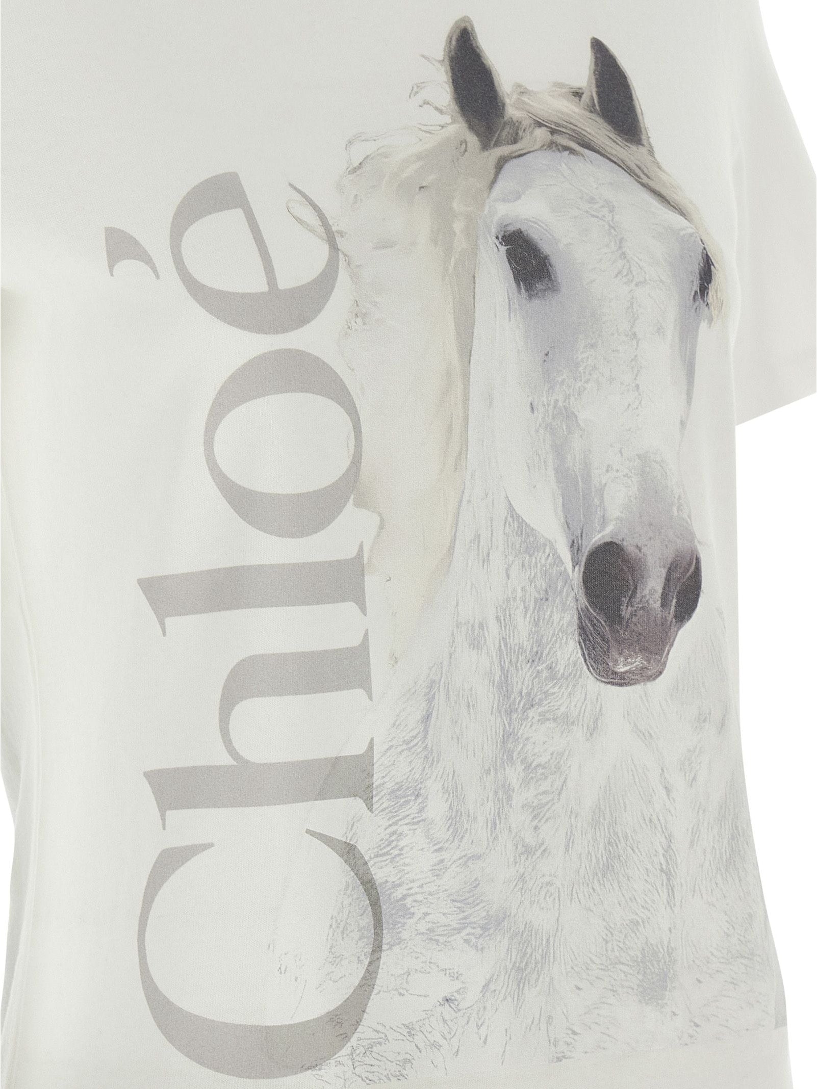 Chloé · Тениска · Бял | DontMiss.bg