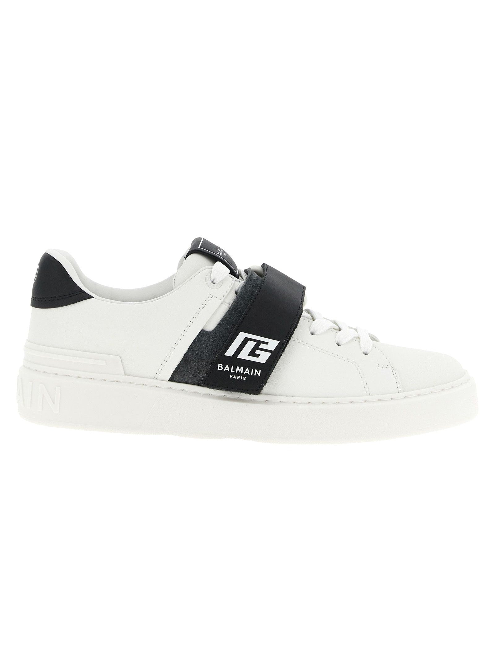 Balmain · Ниски кецове · White/Black | DontMiss.bg