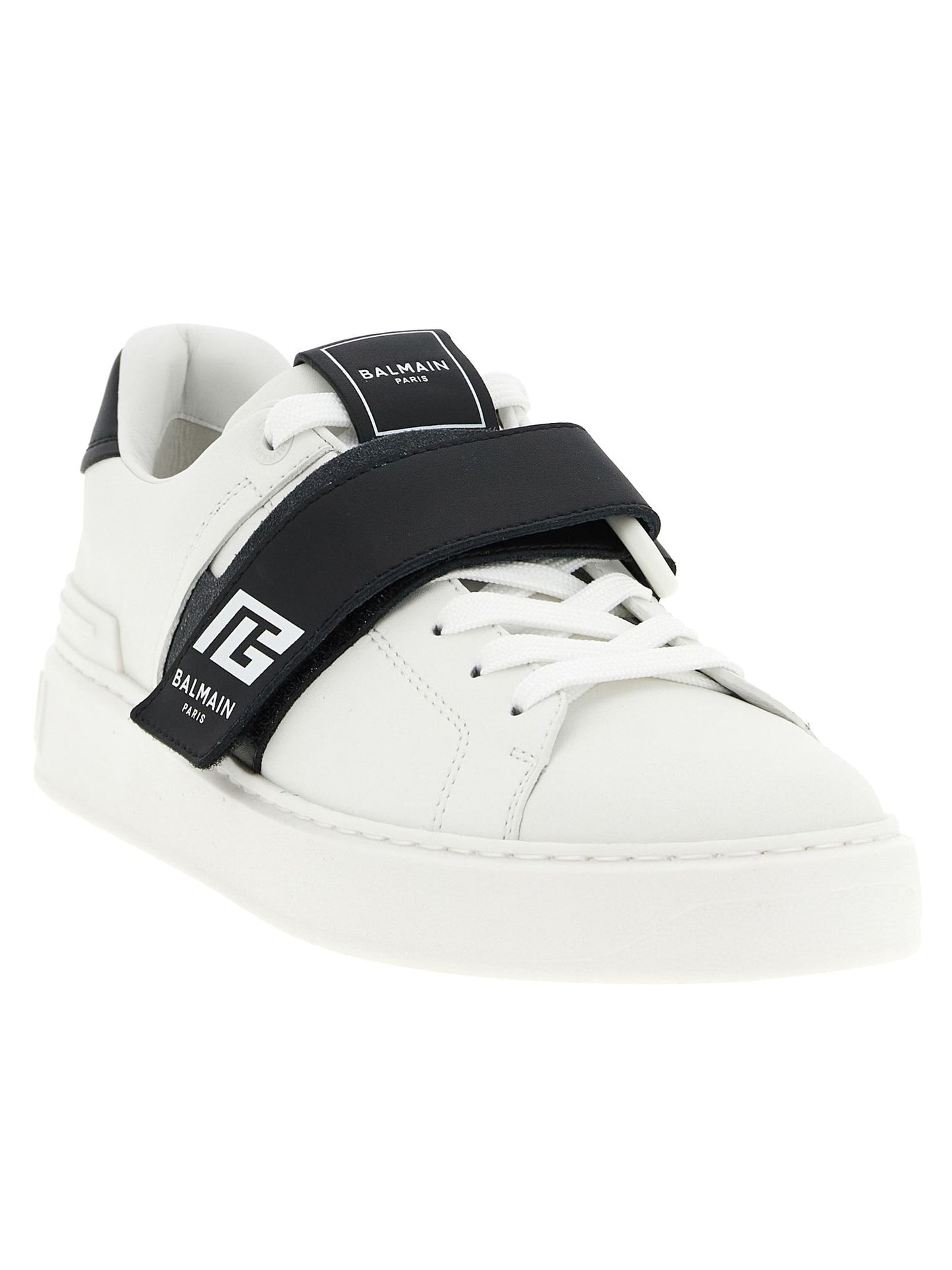 Balmain · Ниски кецове · White/Black | DontMiss.bg