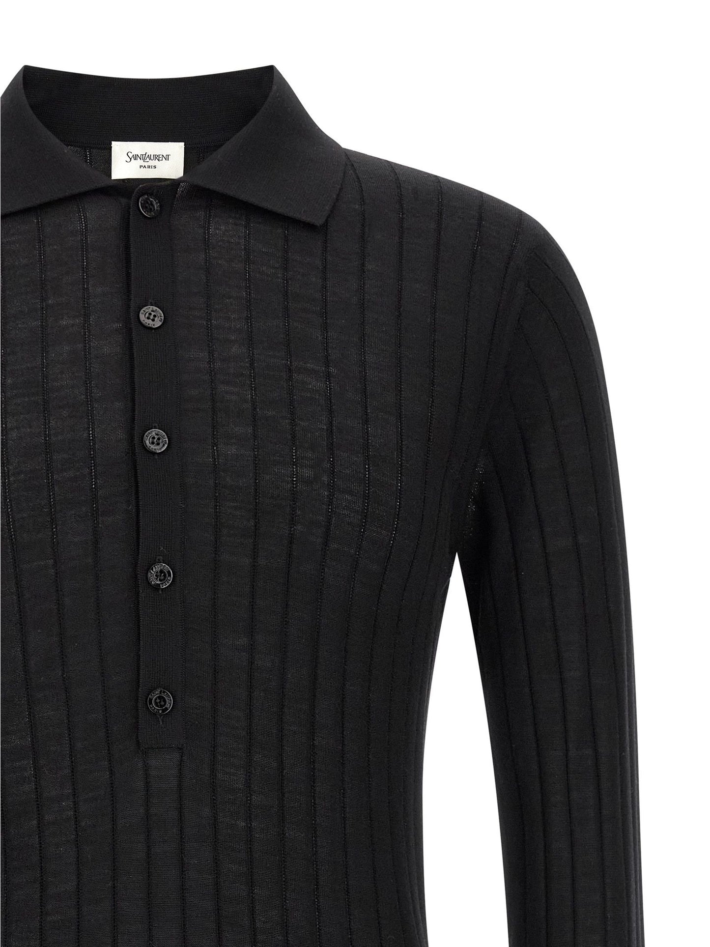 Saint Laurent · Пуловер · Черен | DontMiss.bg