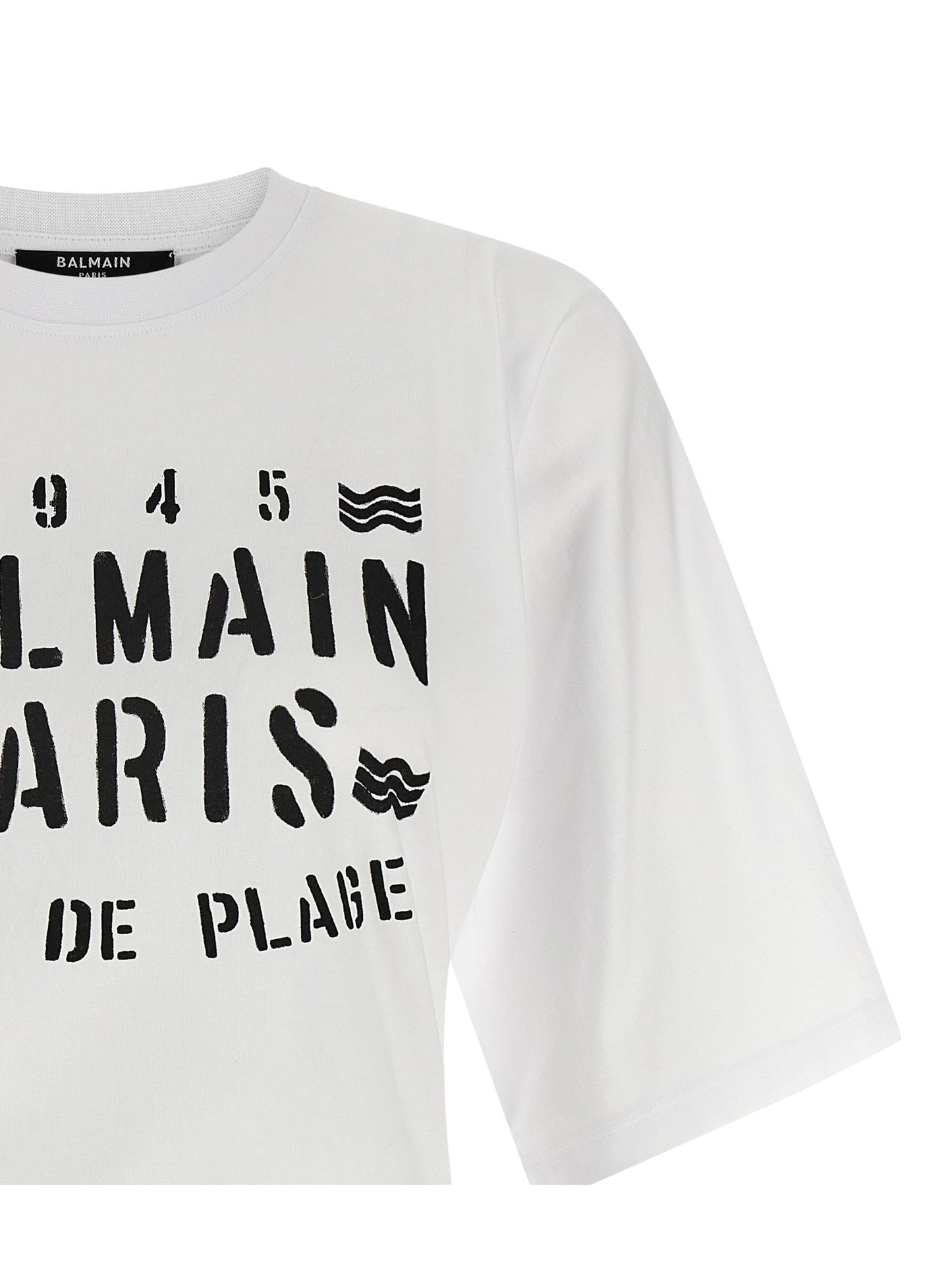 Balmain · Тениска · White/Black | DontMiss.bg