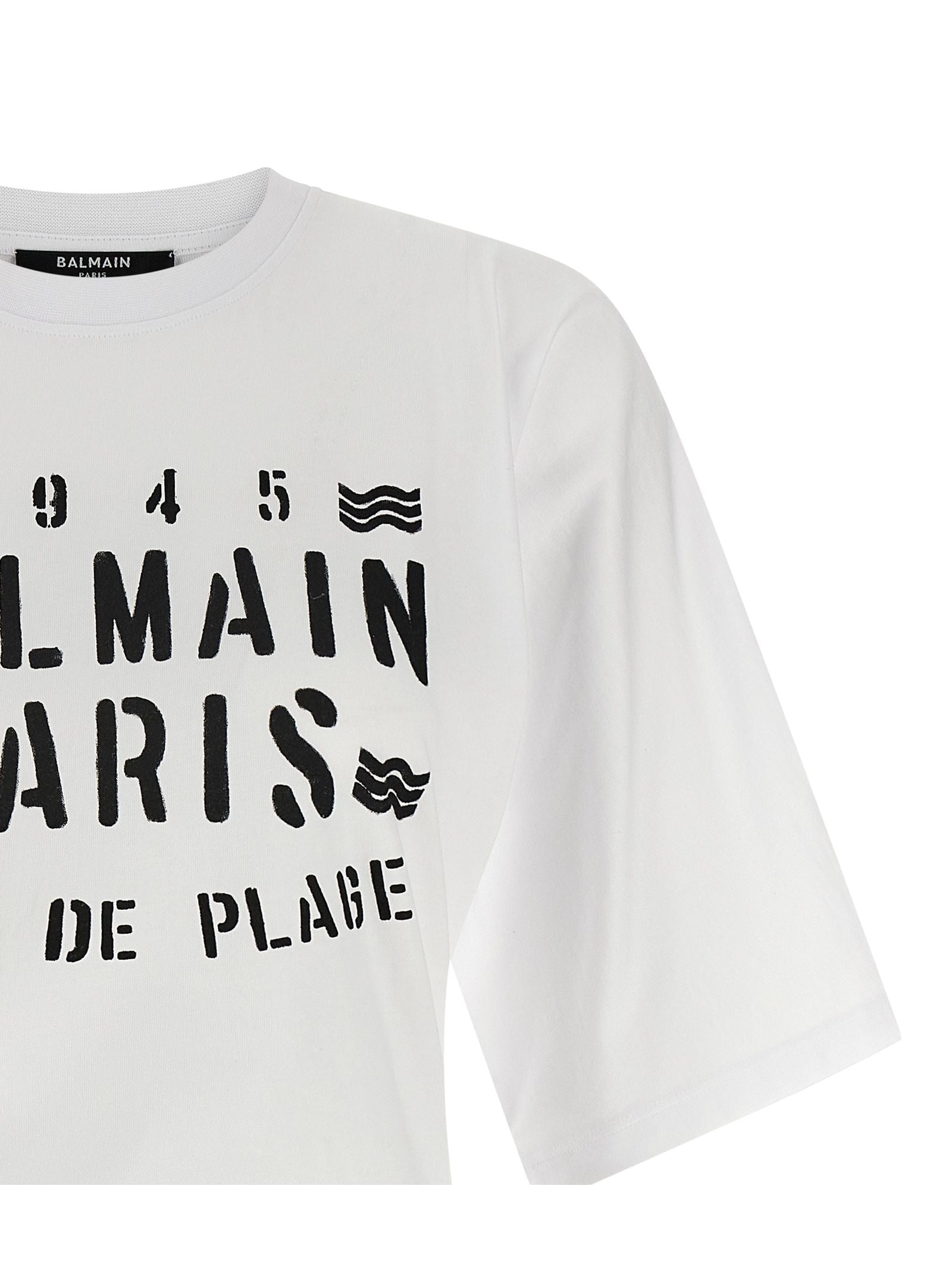 Balmain · Тениска · White/Black | DontMiss.bg