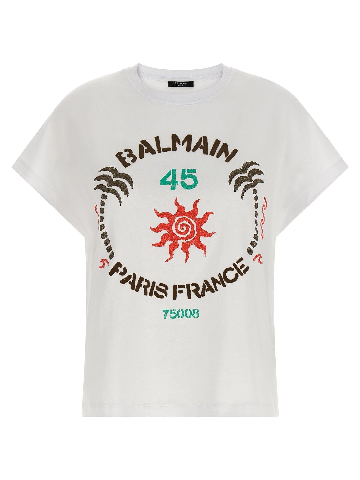 Balmain · Тениска · Бял | DontMiss.bg