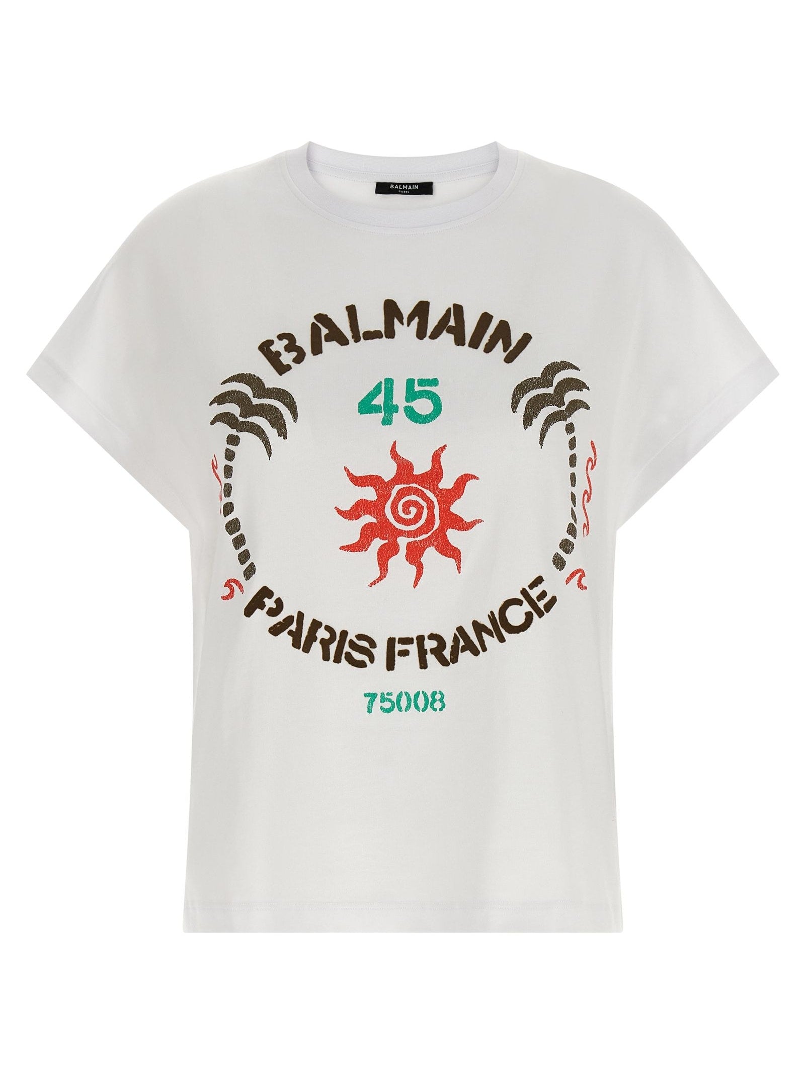 Balmain · Тениска · Бял | DontMiss.bg