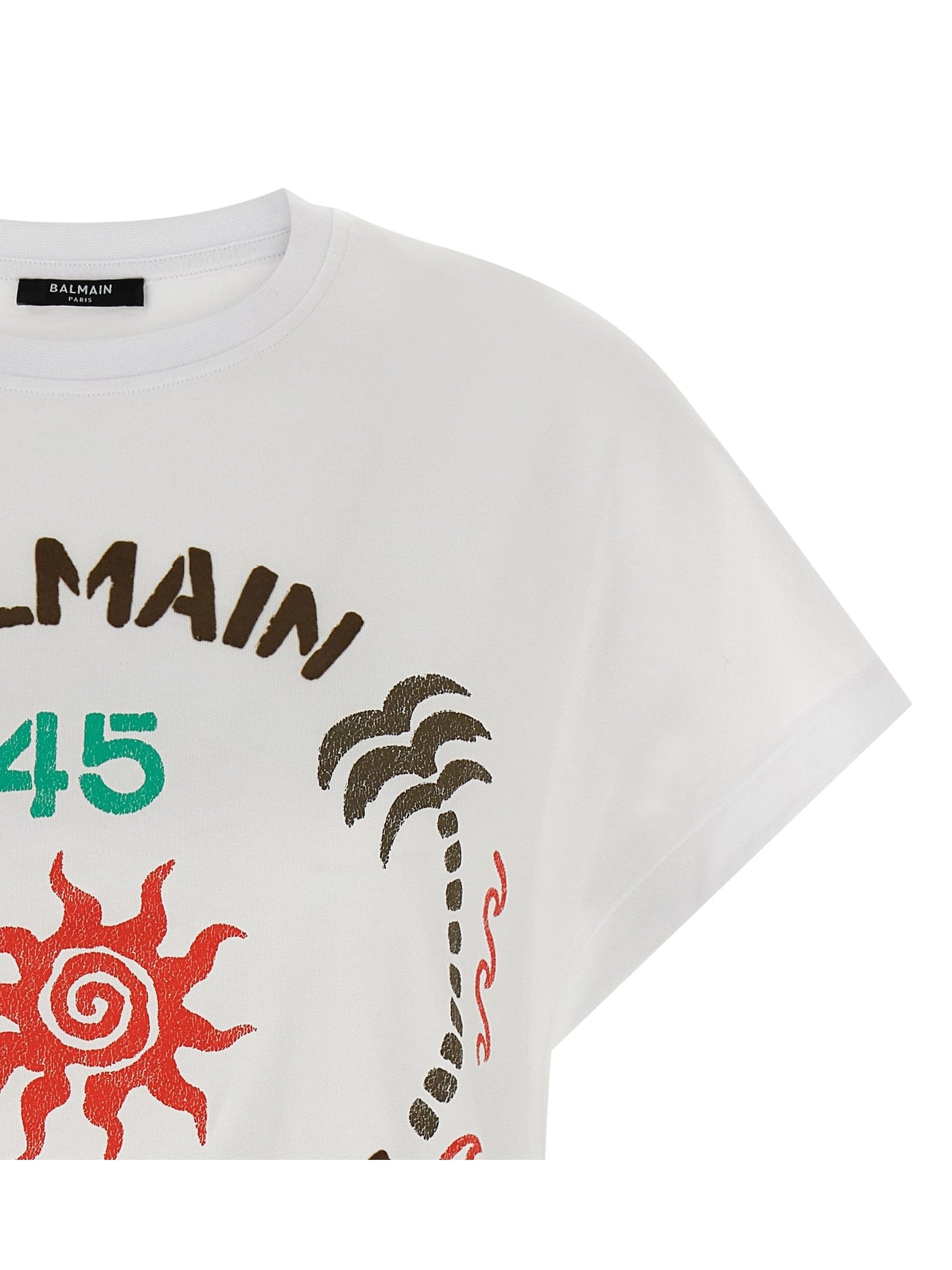 Balmain · Тениска · Бял | DontMiss.bg