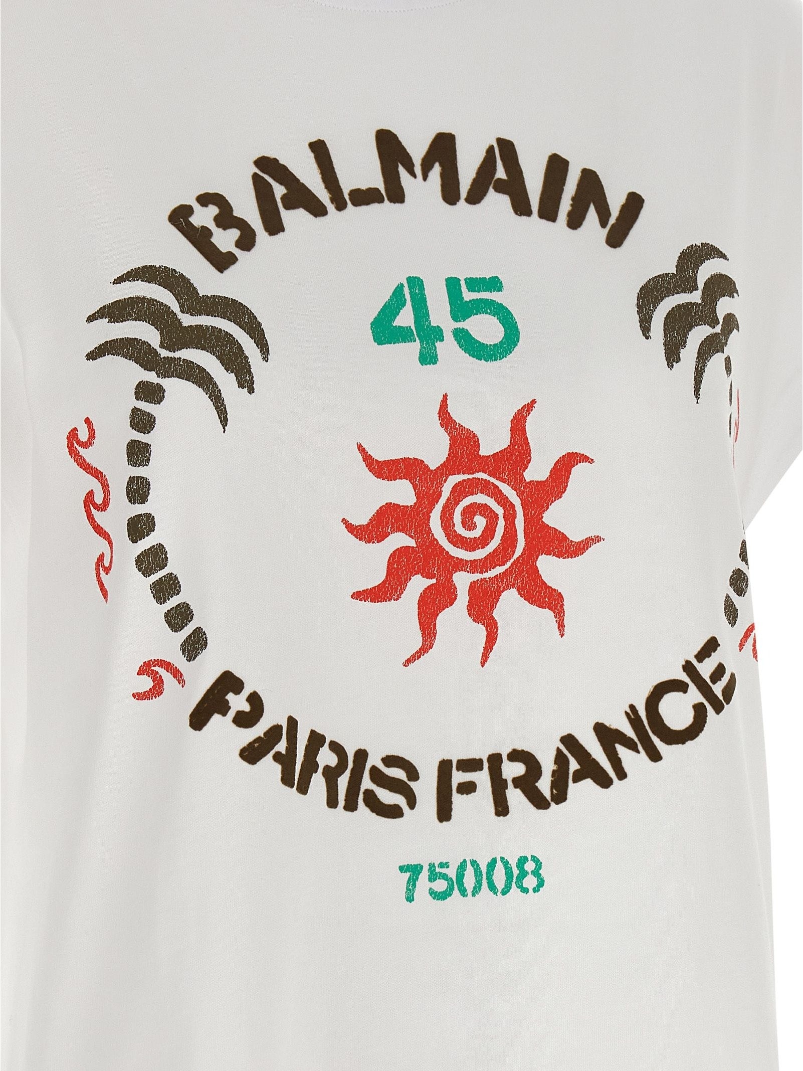 Balmain · Тениска · Бял | DontMiss.bg