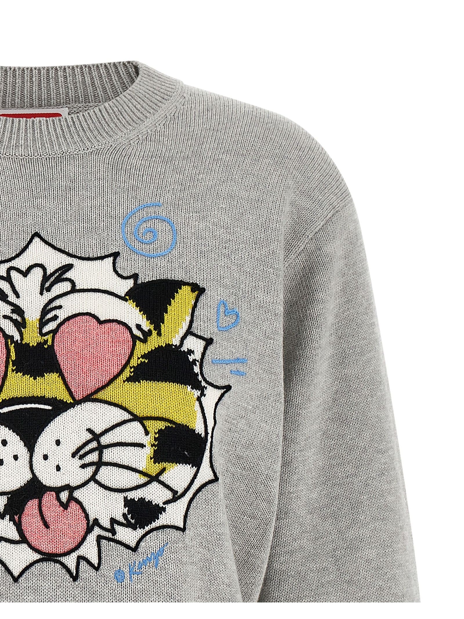 Kenzo · Пуловер · Сив | DontMiss.bg
