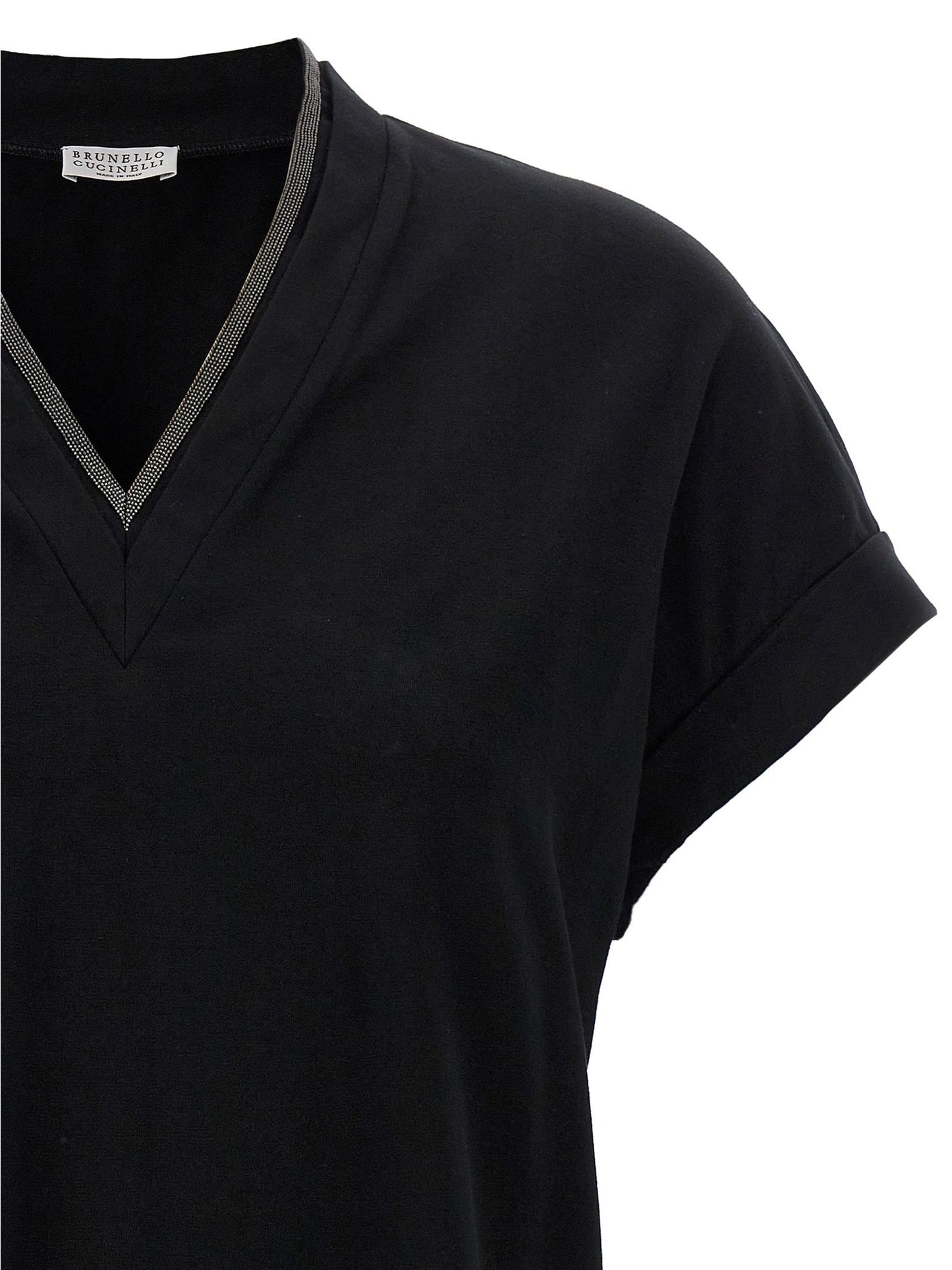 Brunello Cucinelli · Тениска · Черен | DontMiss.bg