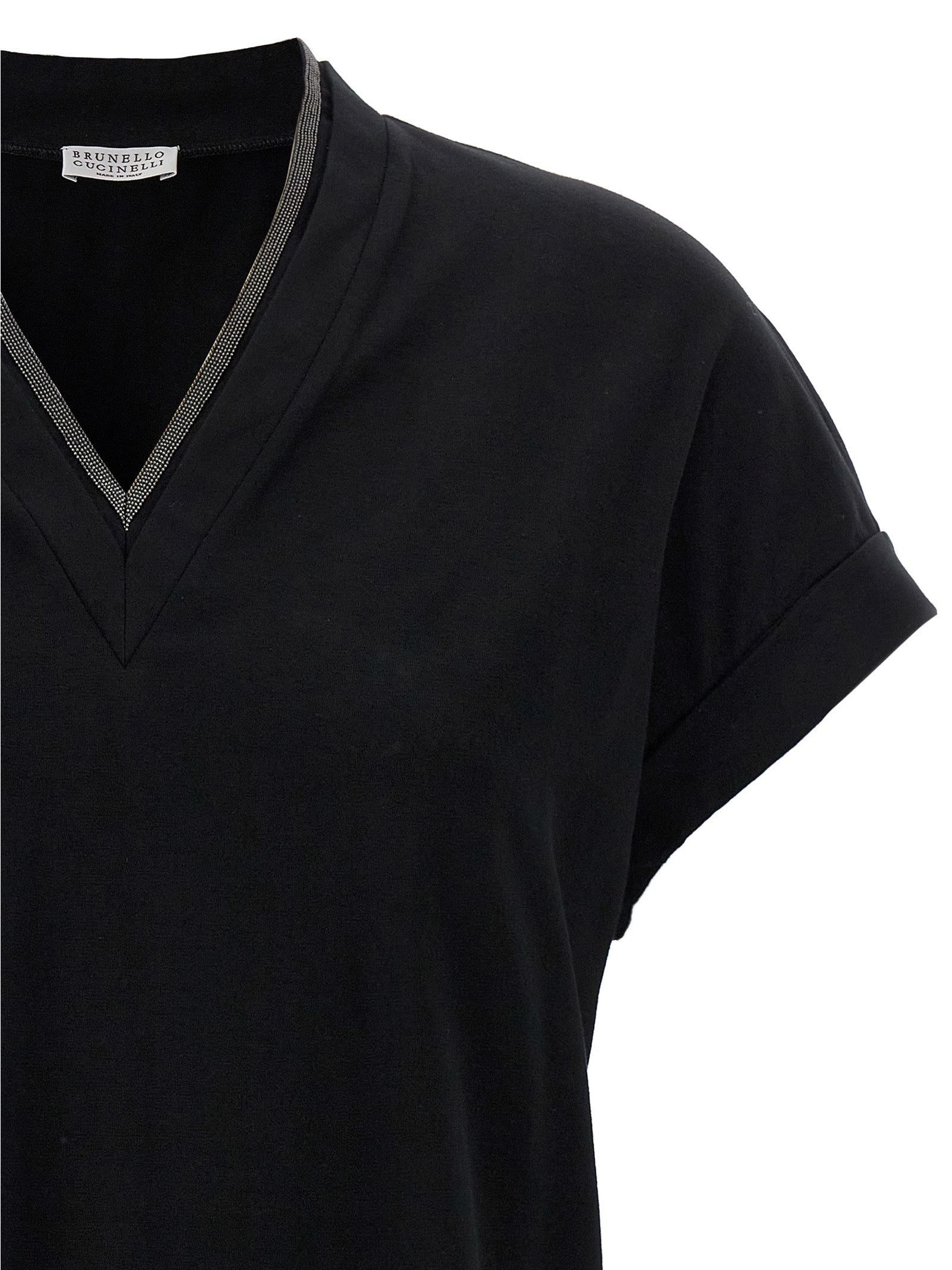 Brunello Cucinelli · Тениска · Черен | DontMiss.bg