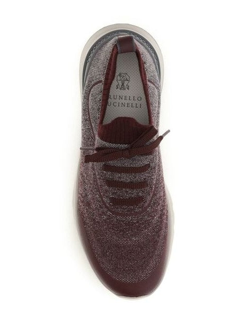 Brunello Cucinelli · Ниски кецове · Бордо | DontMiss.bg