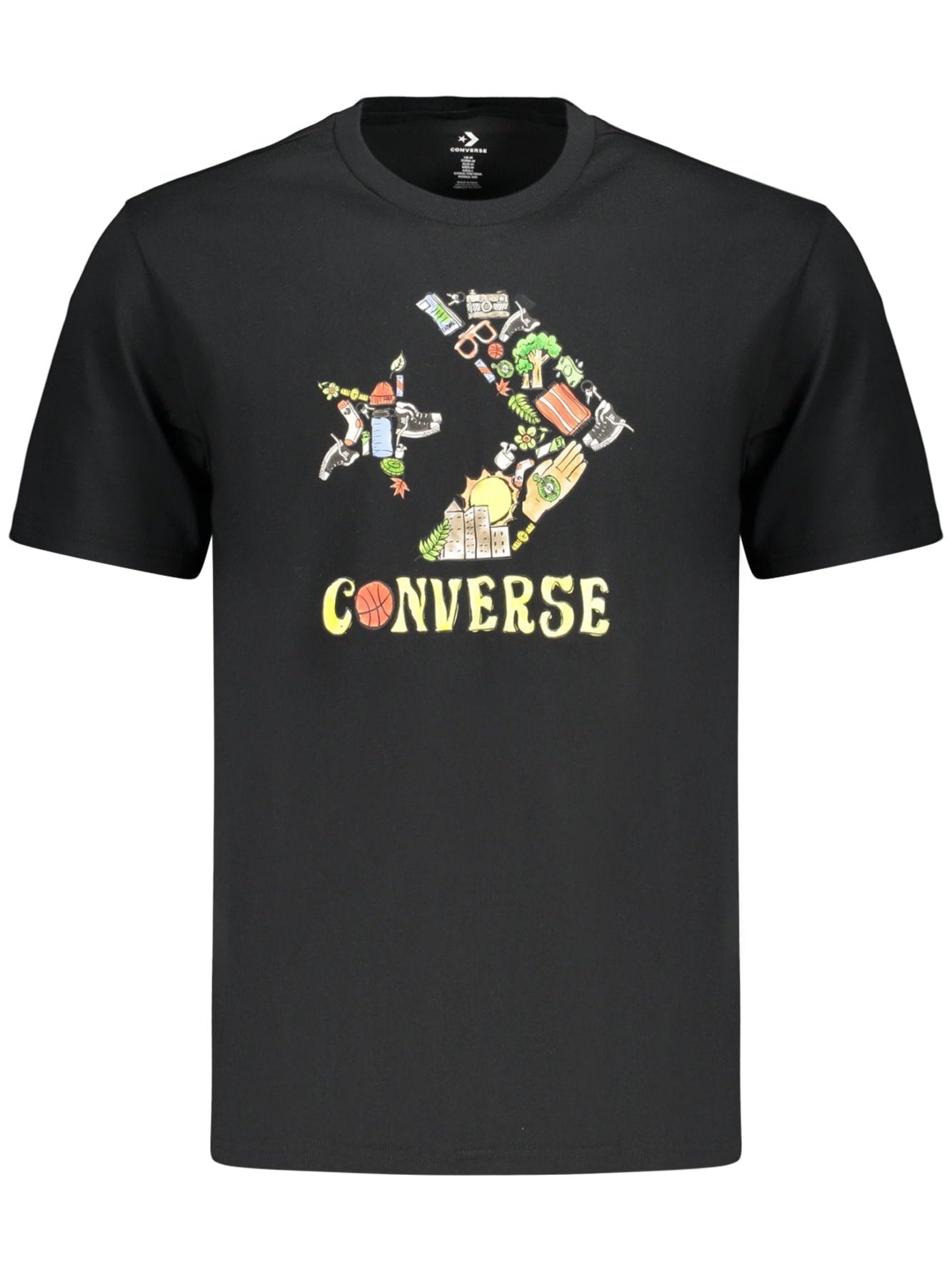 Converse · Тениска · Черен | DontMiss.bg
