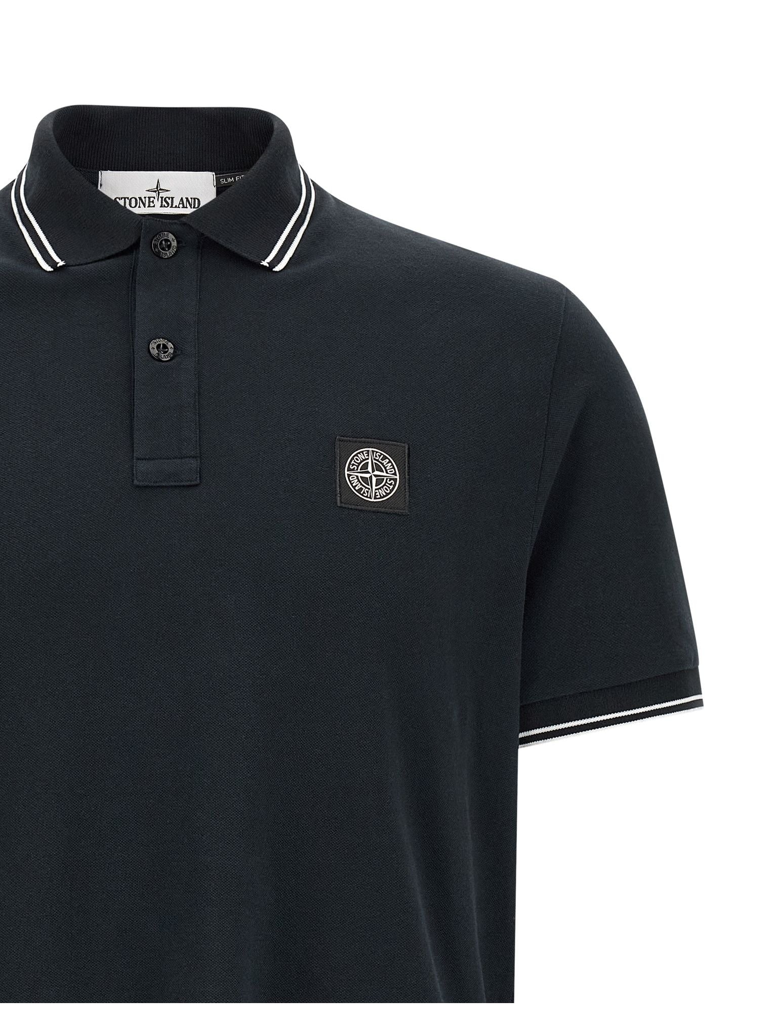 Stone Island · Поло тениска · Син | DontMiss.bg