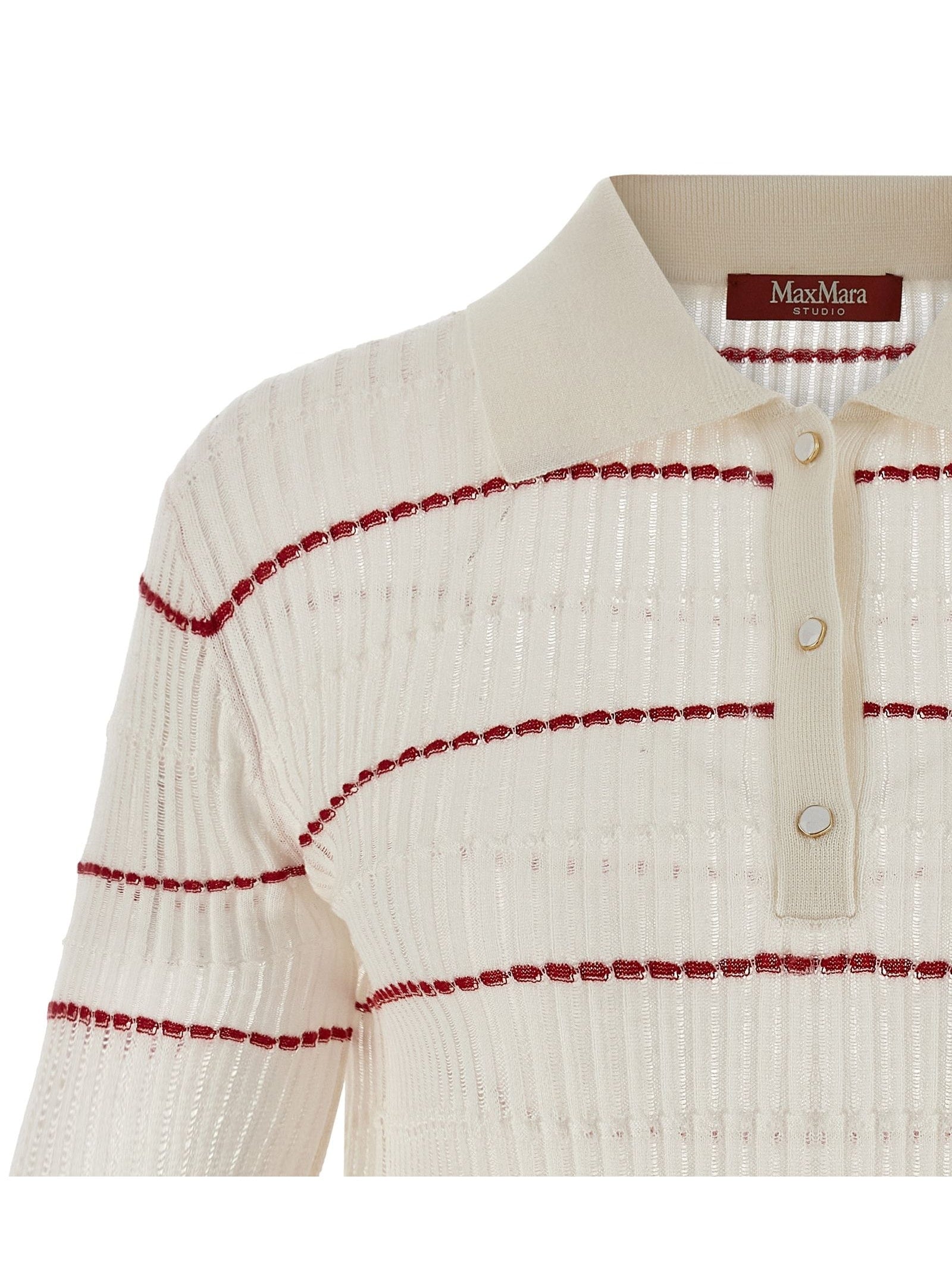 Max Mara · Поло тениска · Бял | DontMiss.bg