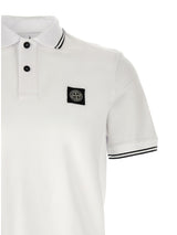 Stone Island · Поло тениска · Бял | DontMiss.bg
