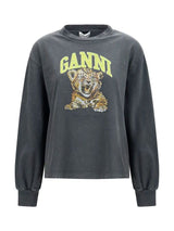 Ganni · Тениска · Сив | DontMiss.bg