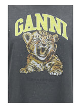 Ganni · Тениска · Сив | DontMiss.bg