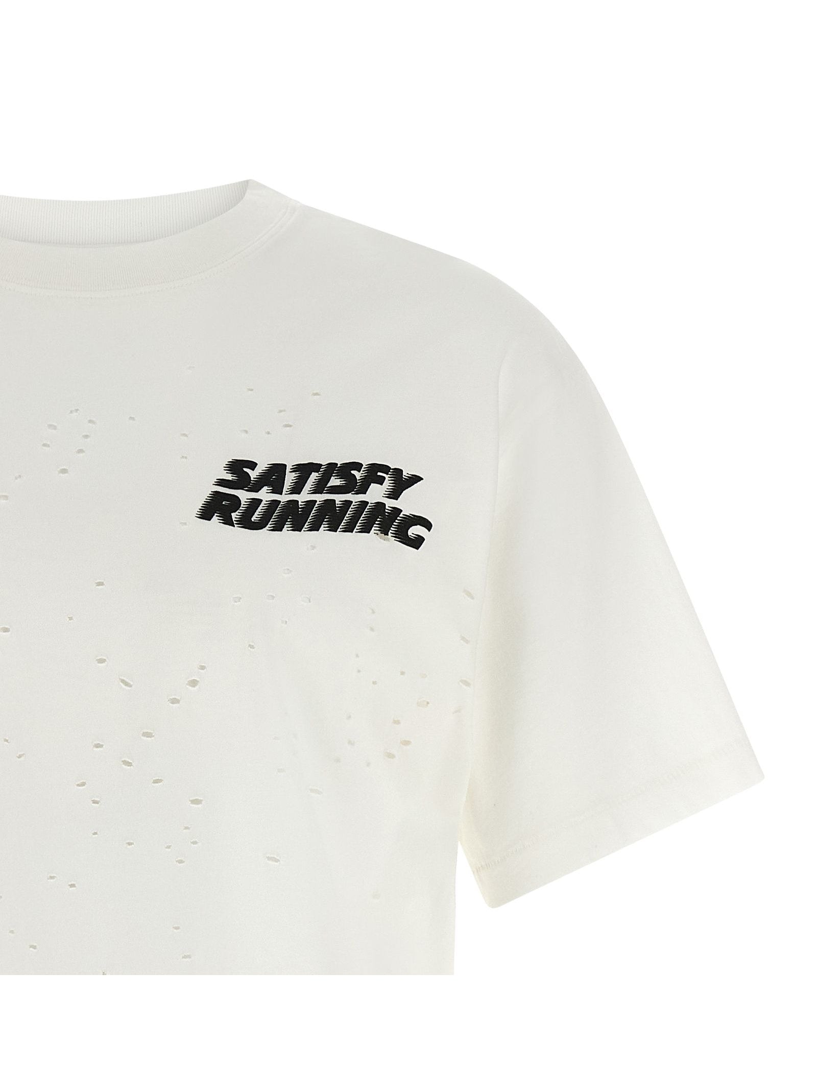 SATISFY · Тениска · Бял | DontMiss.bg