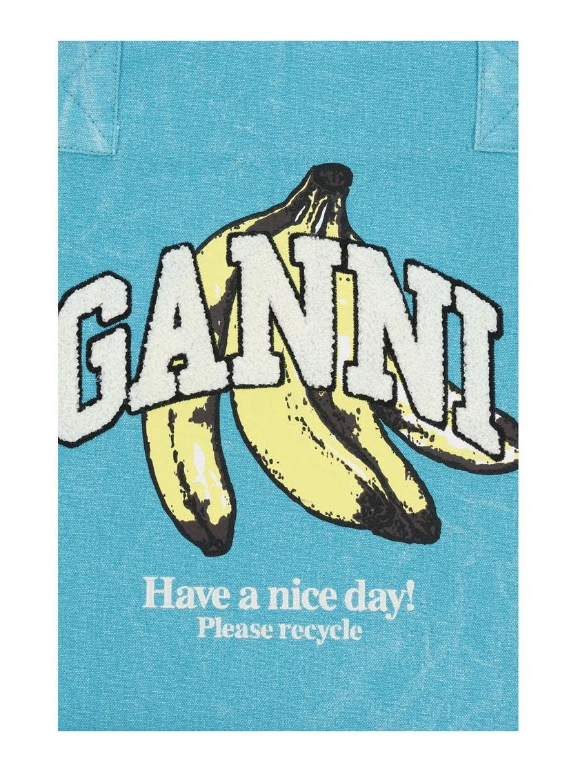 Ganni · Дамска чанта · Син | DontMiss.bg
