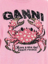 Ganni · Пуловер · Розов | DontMiss.bg
