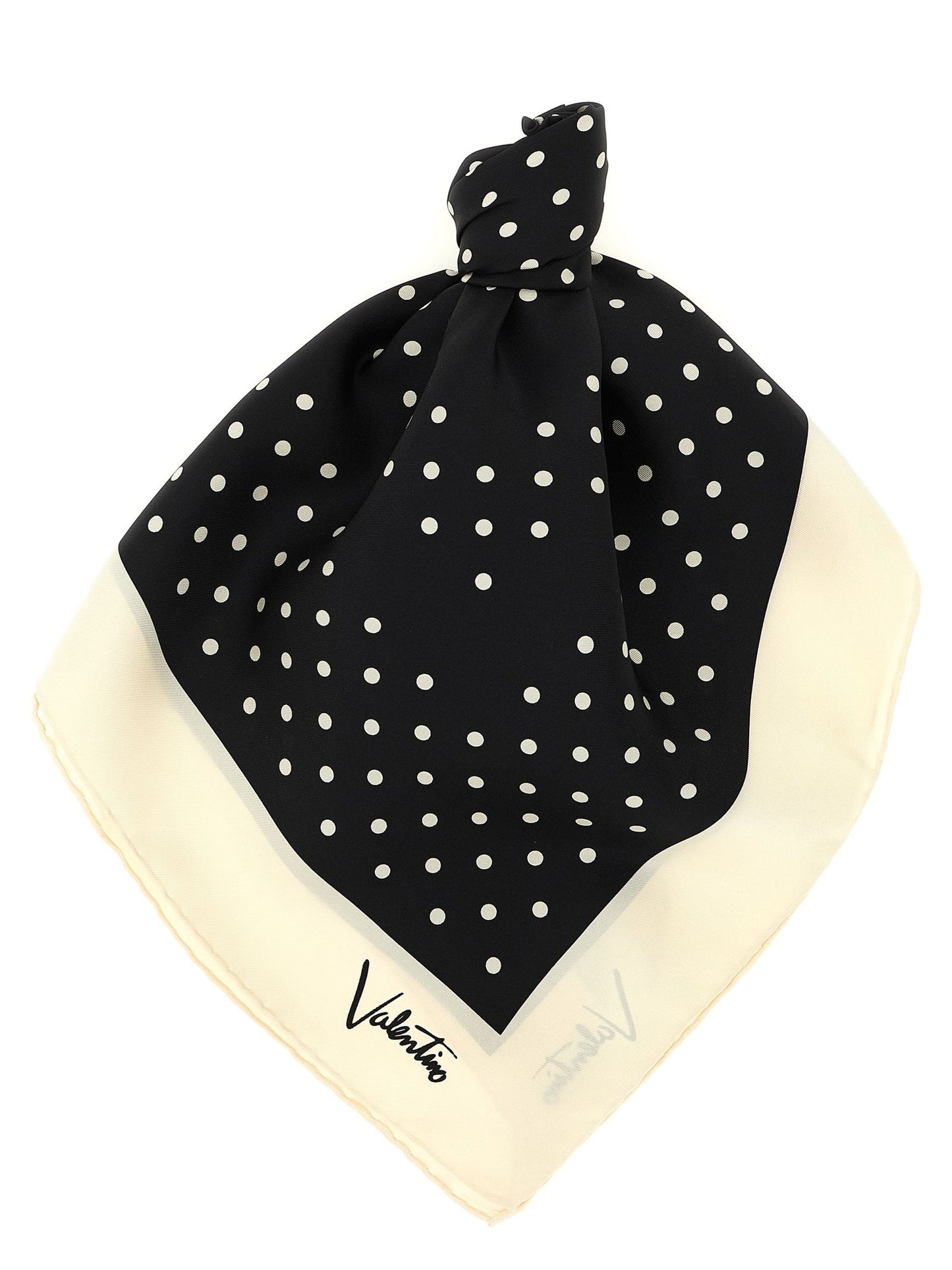 Valentino Garavani · Шал · White/Black | DontMiss.bg