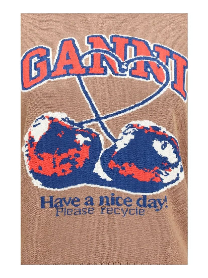 Ganni · Пуловер · Бежов | DontMiss.bg