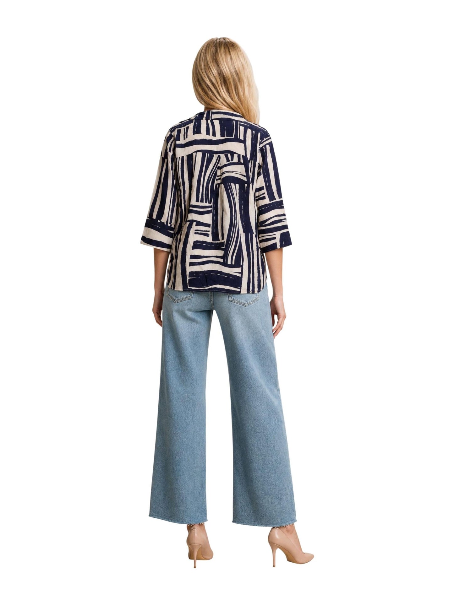Jacqueline De Yong · Блуза · Jdypepper 3/4 V-Neck Collar Top Wvn Dia | DontMiss.bg