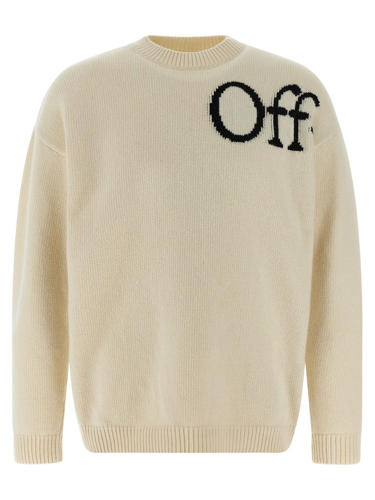 Off-White · Пуловер · White/Black | DontMiss.bg