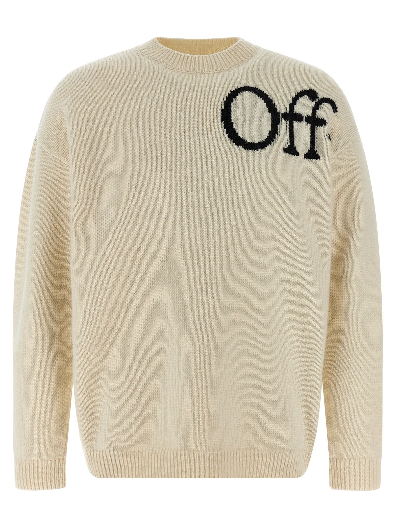 Off-White · Пуловер · White/Black | DontMiss.bg