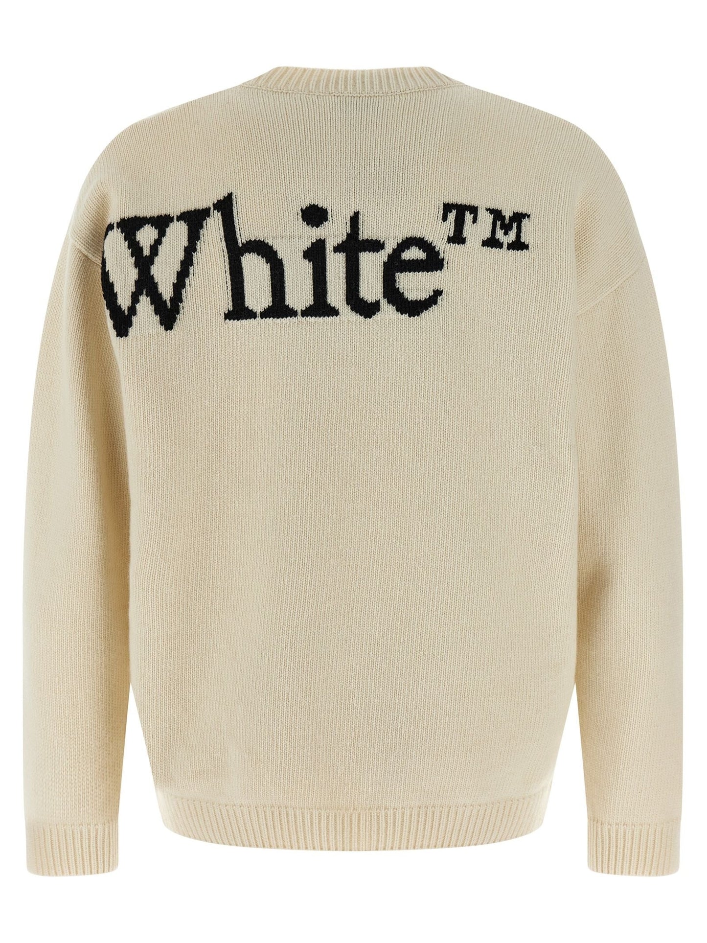Off-White · Пуловер · White/Black | DontMiss.bg