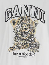 Ganni · Тениска · Бял | DontMiss.bg