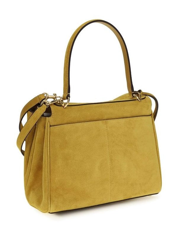 Beige Calf Leather Bos Taurus Handbag